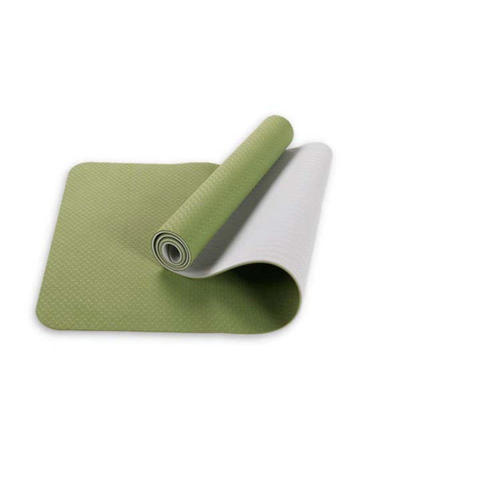 Yoga mat 0.2 inches thick, with nylon strap, suitable for both men and women - anti slip exercise mat, suitable for home yoga, Pilates, stretching, flooring, and fitness exercises