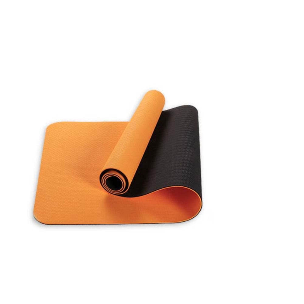 Yoga mat 0.2 inches thick, with nylon strap, suitable for both men and women - anti slip exercise mat, suitable for home yoga, Pilates, stretching, flooring, and fitness exercises