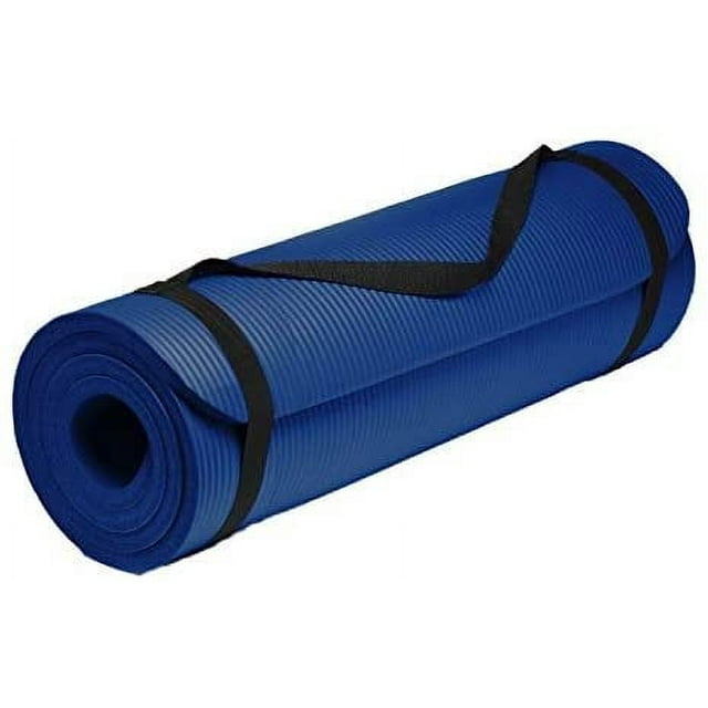 Yoga mat 72" X 24" Extra Thick Exercise Mat with Carrying Strap for