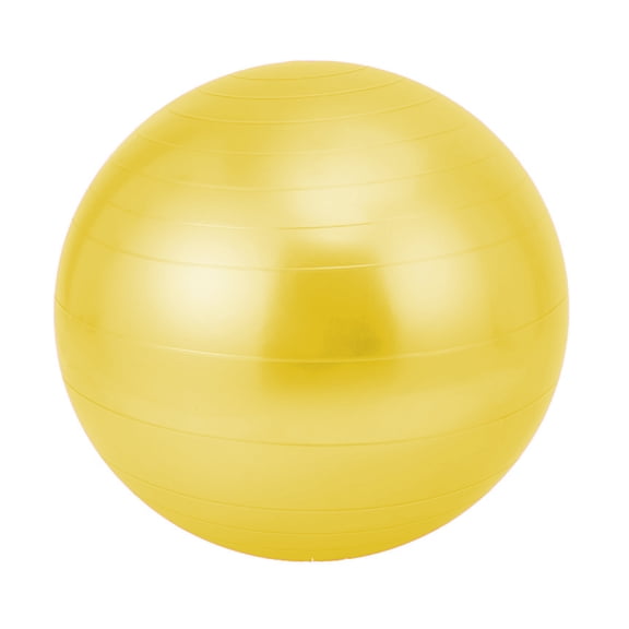 Yoga smooth ball for fitness exercise Pilates with weight-yellow-45cm