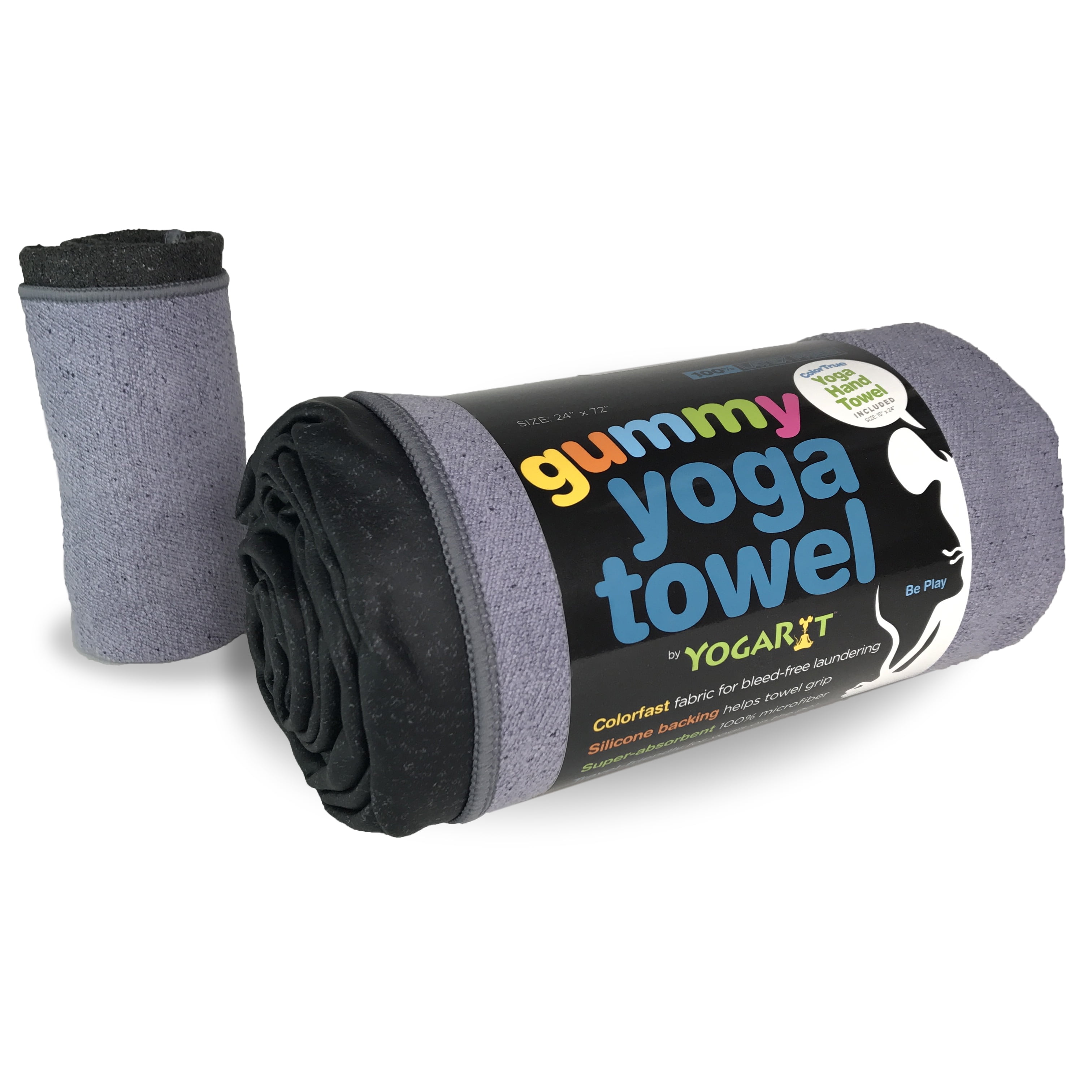 YogaRat Gummy Yoga Towel and Yoga Hand Towel Combo