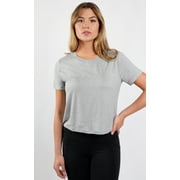 Yogalicious Women’s Short Sleeve Cropped Top