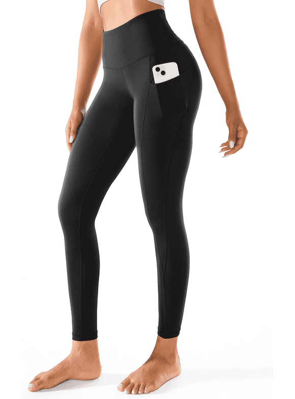 Leggings for Women, High Waist Womens Pants with Pockets, Non-See-Through Workout Yoga Pants