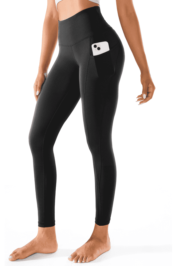 Leggings for Women, High Waist Womens Pants with Pockets, Non-See-Through Workout Yoga Pants