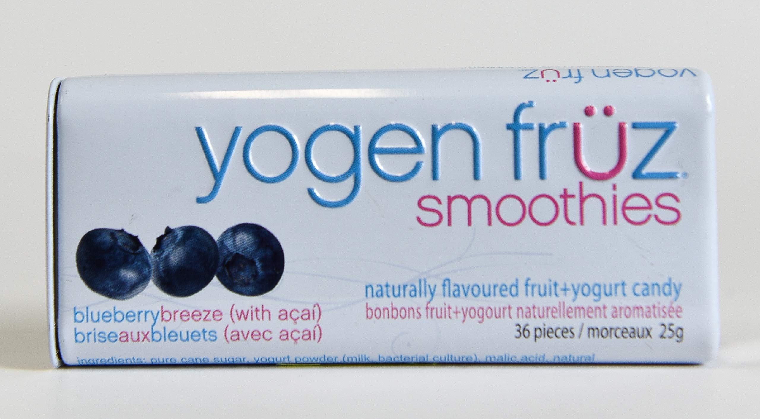 Yogen Fruz Candy Smoothies Blueberry Breeze 8 Pack Display Box