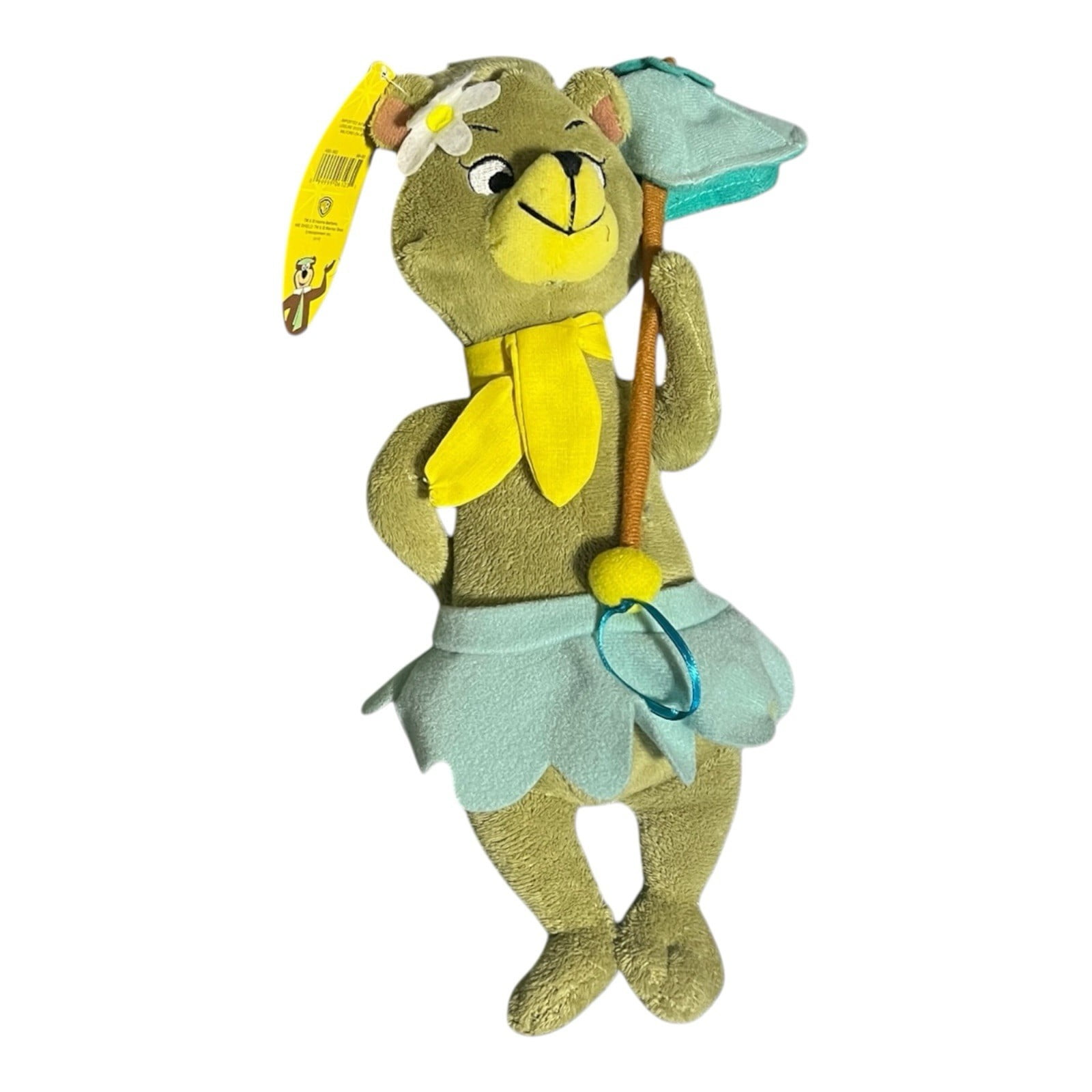 Yogi Bear Cindy Girlfriend Plush Blue Parasol Hanna Barbera 12