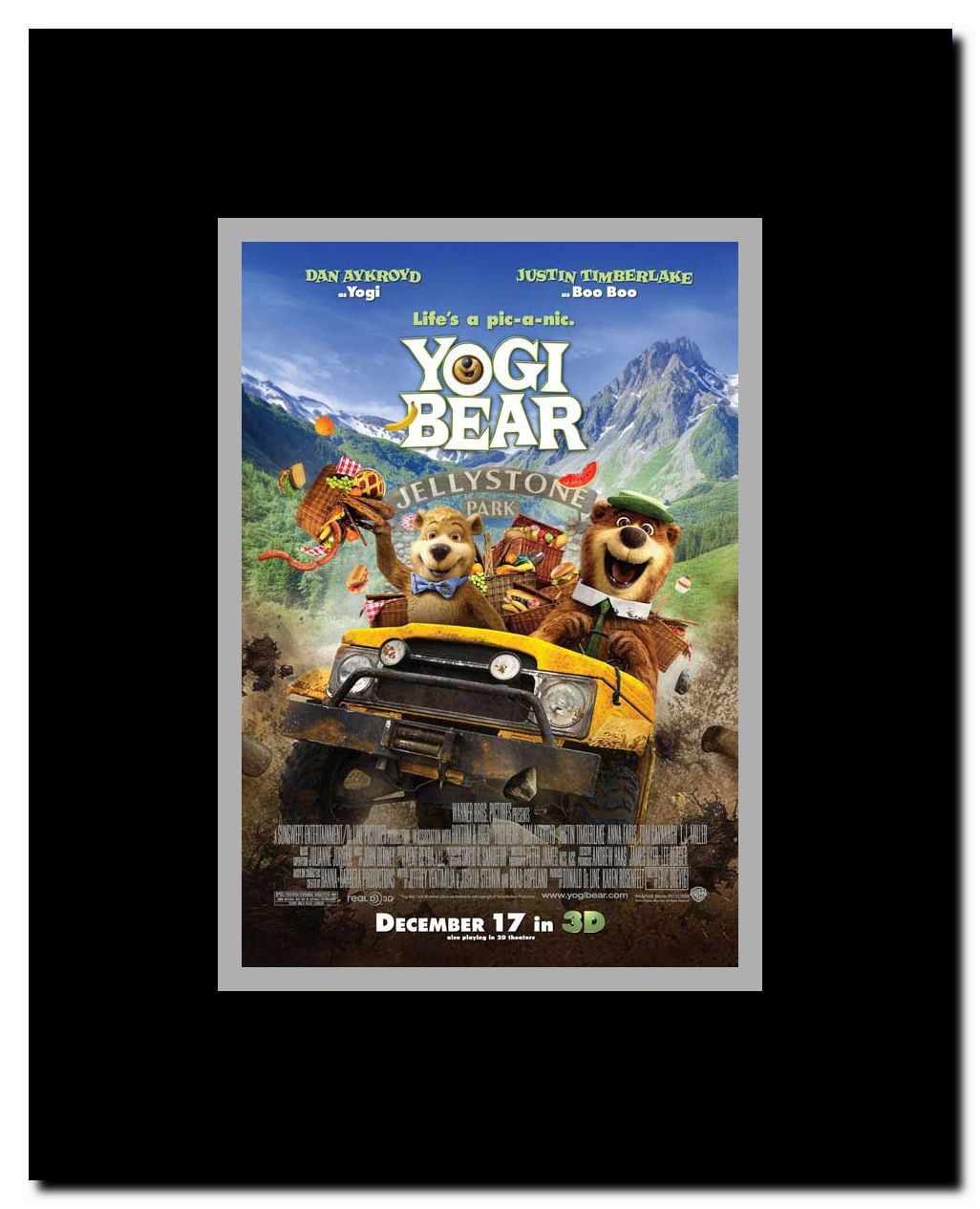 Yogi Bear Framed Movie Poster