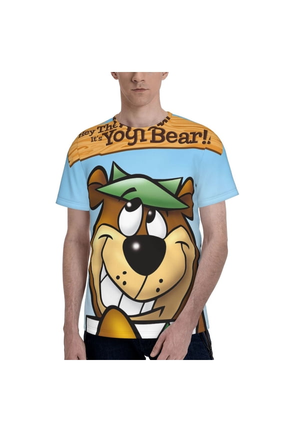 Men's T-Shirt Graphic Print Crew Neck Unisex Short Sleeve Hip Hop Adults Tees Top Streetwear