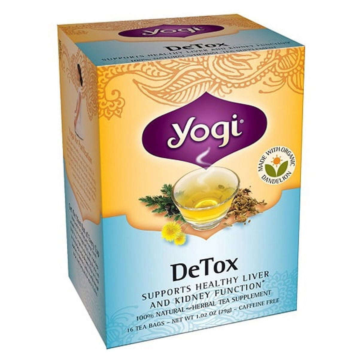 Yogi Teas DeTox Tea 16 Bag - VitaminLife