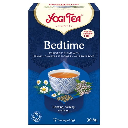 Yogi Tea Bedtime Organic Tea Bags 17's, British Import (Pack of 3)
