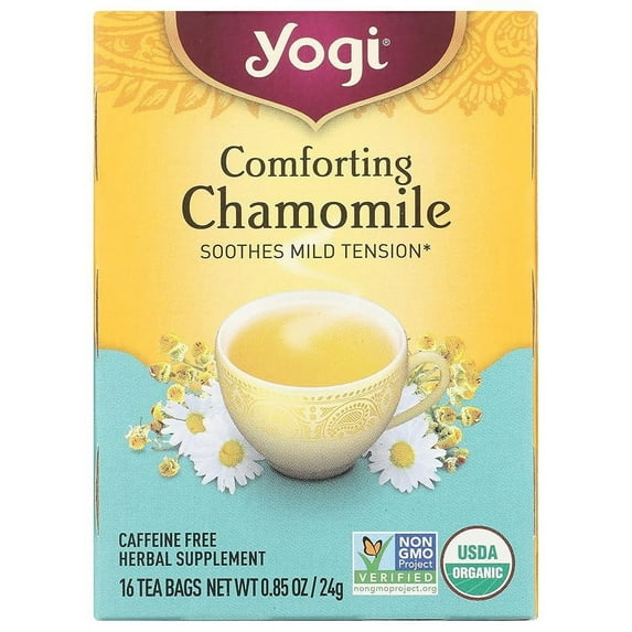 Yogi Tea, Chamomile, 16 Count, Packaging May Vary