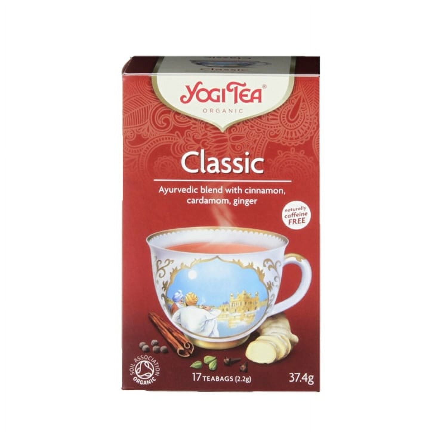 Yogi Tea Classic Organic Tea Bags - Pack of 2 - Free Shipping - NO MINIMUM  ORDER - British Version NOT American Variety - Imported by Sentogo