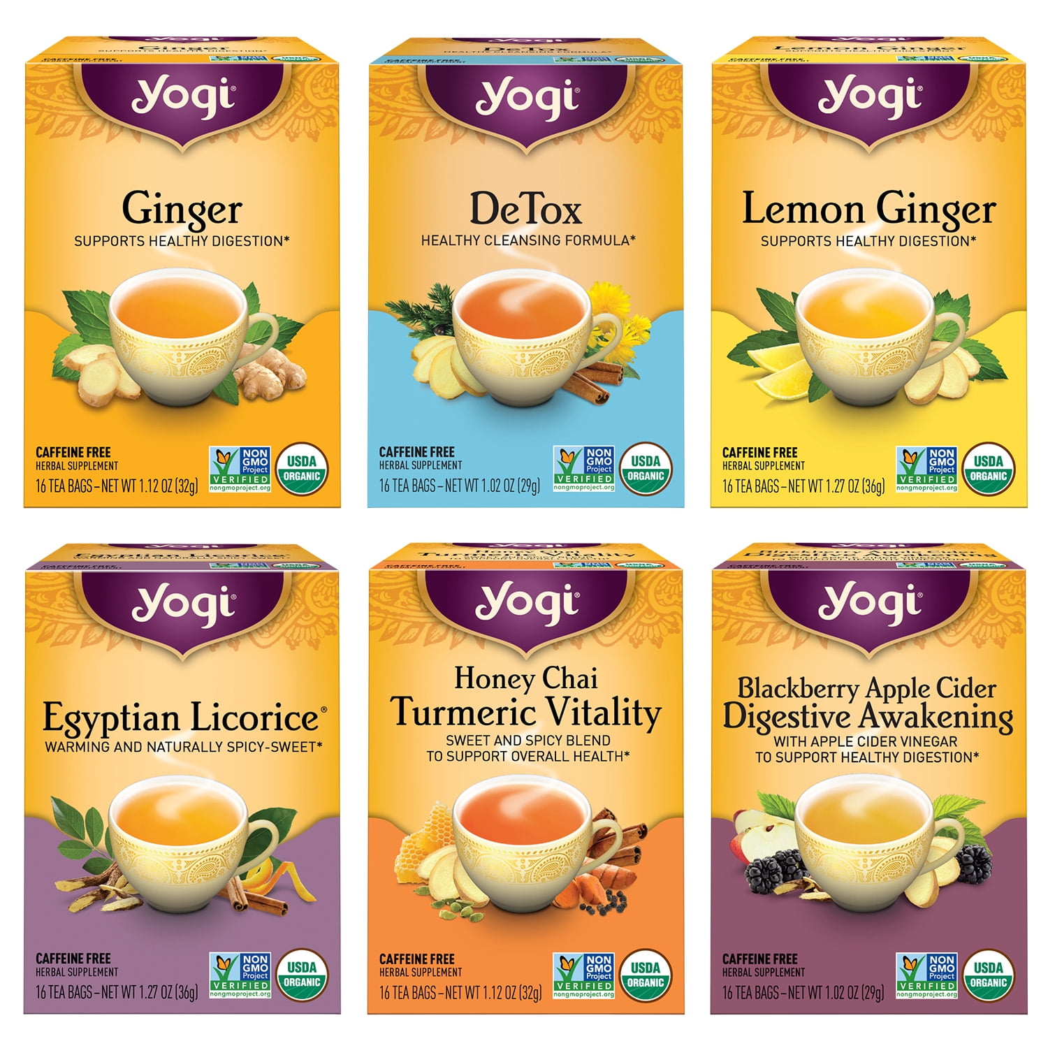 Yogi Organic Tea - Detox with Lemon (17s) - Organic to your Door