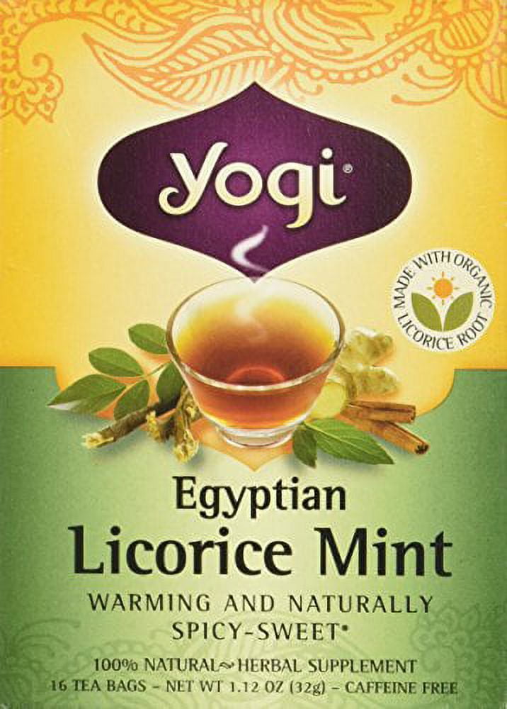 Yogi Tea Egyptian Licorice Mint Tea
