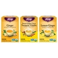 thumbnail image 1 of Yogi Tea - Ginger Tea Vitality Variety Pack (3 Pack) - Includes Ginger Tea, Sweet Ginger Citrus Turmeric Vitality Tea, and Lemon Ginger Tea - Supports Healthy Digestion - Caffeine Free - 48 Tea Bags, 1 of 8