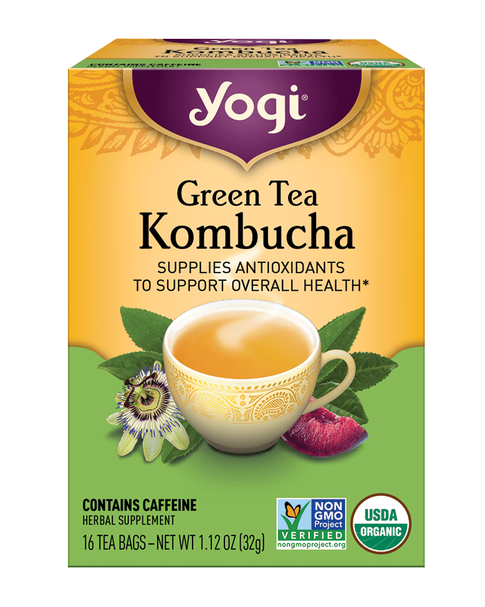 Yogi Tea, Green Tea Kombucha Tea, Tea Bags, 16 Ct, 1.12 OZ
