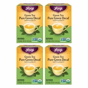 Yogi Tea Pure Decaf Green Tea - Organic & Decaffeinated - Supports Overall Health & Provides Antioxidants - 16 Bags per Pack (4 Packs)