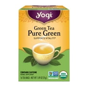Yogi Green Tea Pure Green, Organic Tea Bags, 16 Count