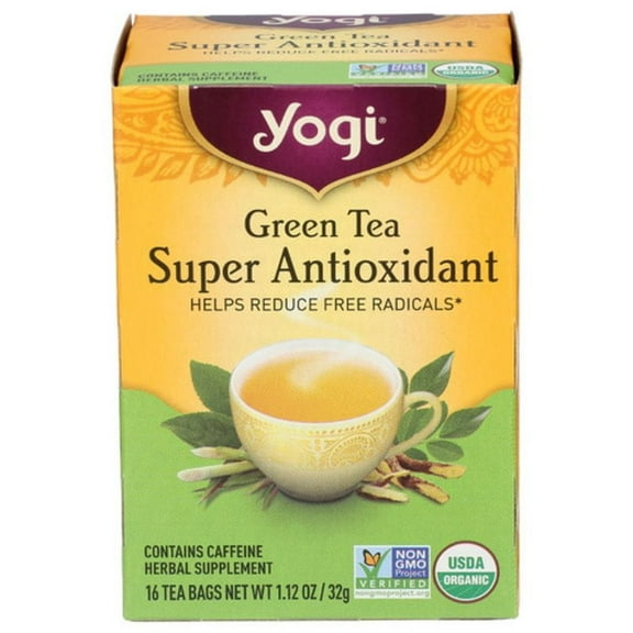Yogi Tea Green Tea Super Antioxidant 16 ct Pack of 3