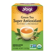 Yogi Tea Green Tea Super Antioxidant, Organic Green Tea Bags,16 Count