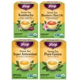 thumbnail image 1 of Yogi Tea Green Tea Variety Pack Sampler - Organic Caffeinated Tea Bags - 4 Boxes of 16, 1 of 5