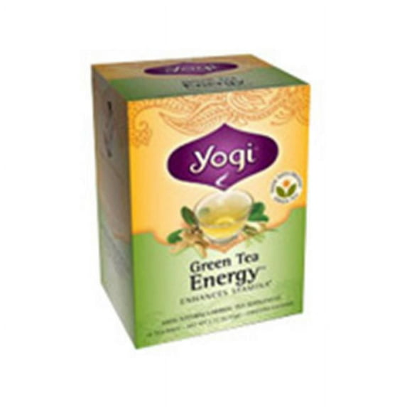 Yogi Tea Green Tea contains caffeine Energy 16 tea bags 202616