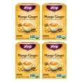 thumbnail image 1 of Yogi Tea Mango Ginger, Caffeine-Free Organic Herbal Tea, Wellness Tea Bags, 4 Boxes of 16, 1 of 8