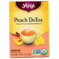 thumbnail image 1 of Yogi Tea, Peach DeTox, 16 Count 1.12oz 1pc, 1 of 6