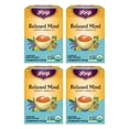 thumbnail image 1 of Yogi Tea Relaxed Mind, Caffeine-Free Organic Herbal Tea, Wellness Tea Bags, 4 Boxes of 16, 1 of 8