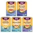 thumbnail image 1 of Yogi Tea Stress Relief & Relaxation Tea Variety Pack Sampler - 16 Tea Bags per pack (5 packs) - Organic Relaxing Tea Sampler Set, 1 of 10