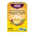 thumbnail image 1 of Yogi Tea Sweet Ginger Citrus Turmeric Vitality, Herbal Tea Bags, 16 Count, 1 of 8