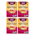 thumbnail image 1 of Yogi Tea - Sweet Strawberry Digestive Support - Organic Turmeric Tea Bags - 4 Boxes of 16, 1 of 8