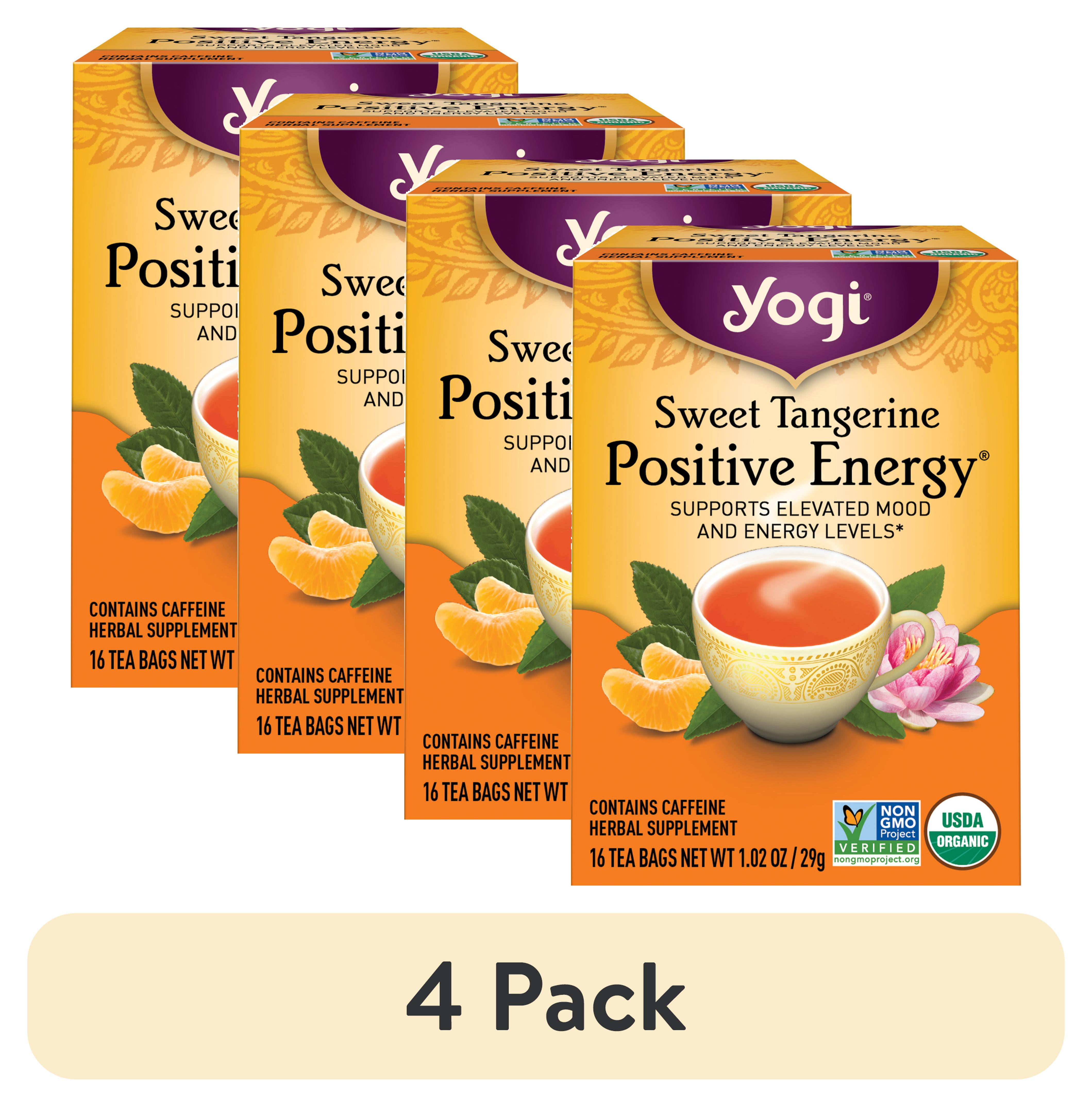Yogi Tea Energy Tea Variety Pack - 16 Tea Bags per Pack (3 Packs) - Organic  Tea Sampler - Includes Raspberry Passion Perfect Energy, Sweet Tangerine