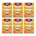 thumbnail image 1 of Yogi Tea Throat Comfort, Organic Herbal Tea, Wellness Tea Bags, 6 Boxes of 16, 1 of 8