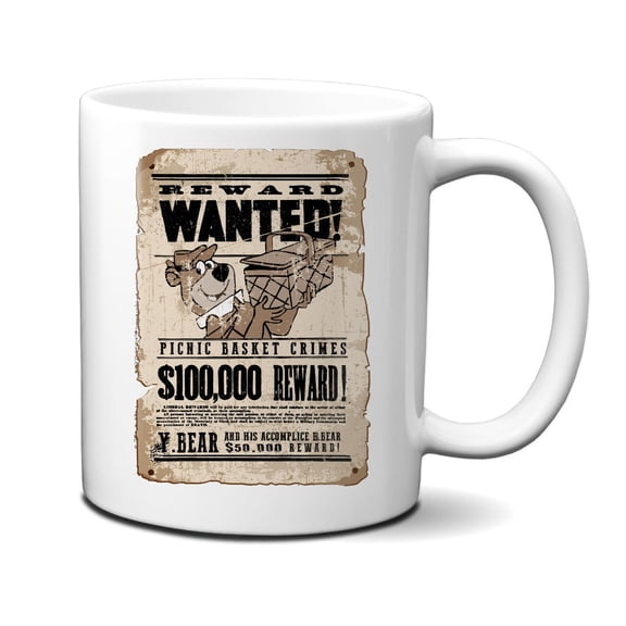 Yogi Wanted Poster Ceramic Mug