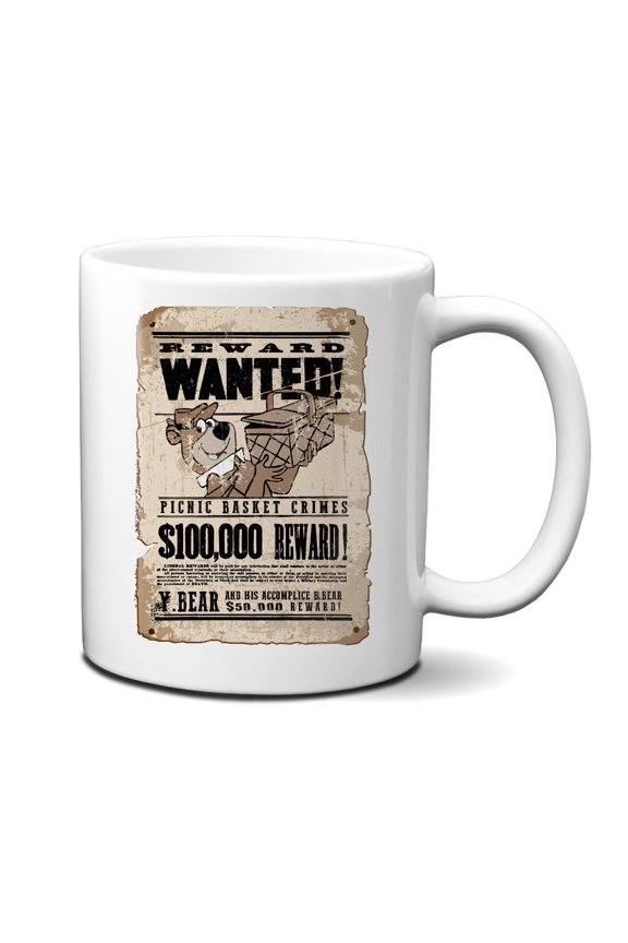 Yogi Wanted Poster Ceramic Mug