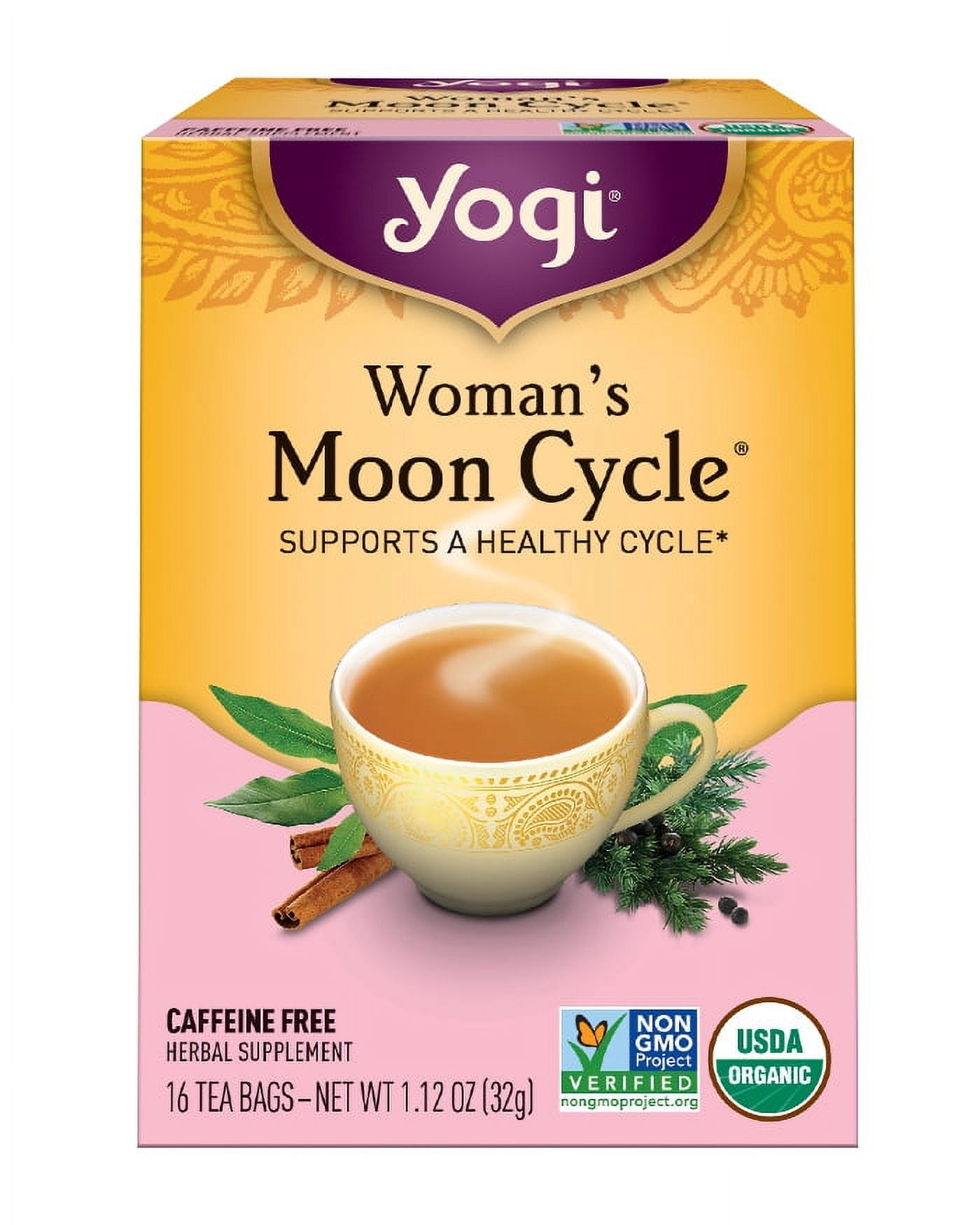 Yogi Woman's Moon Cycle Tea Bags, 16 count, 1.12 oz 