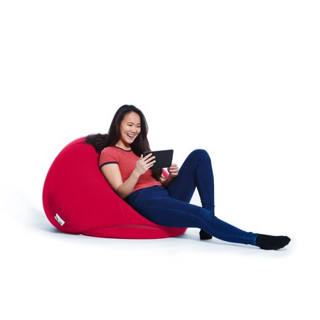 Yogibo 30" Red Blue One-Seater Bean Bag with Handle