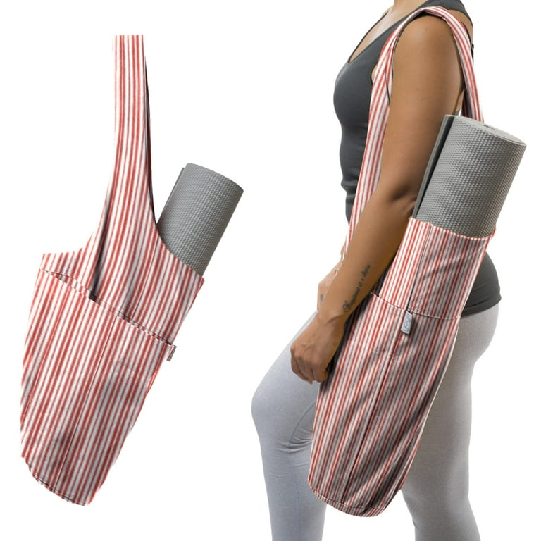 Yoga Mat Bag Large Yoga Mat Tote Bag with Large Side Pocket & Inner  Zippered Pocket Fits Most Size Mats Yoga Supplies