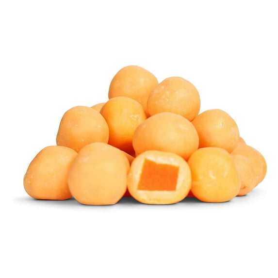 Yogurt Covered Dried Papaya Dices by It's Delish, 2 LBS Bulk Kosher Dairy-Free Jumbo Yogurt Covered Fruit for Vegan Snacking Dried Diced Papaya Coated in Yogurt-Flavored Shell Snack Treats