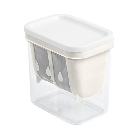 Yogurt Filter Whey Separator DIY Greek Cheese Nut Milk Strainer Stainless Steel Mesh Bag Transparent Container Measurements Easy Clean Efficient for Home Kitchen