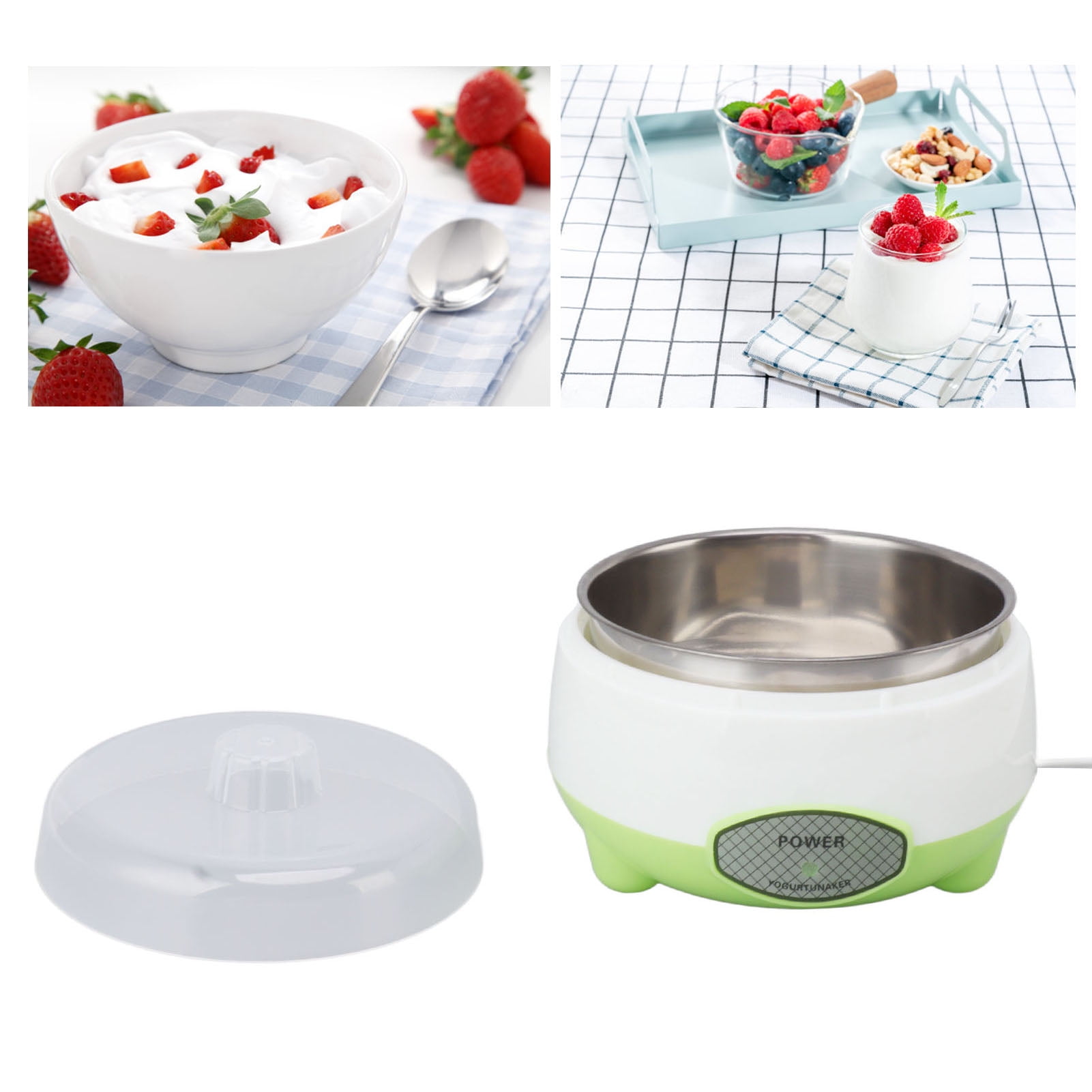 Yogurt Maker, Compact Greek Yogurt Maker Machine With Stainless Steel