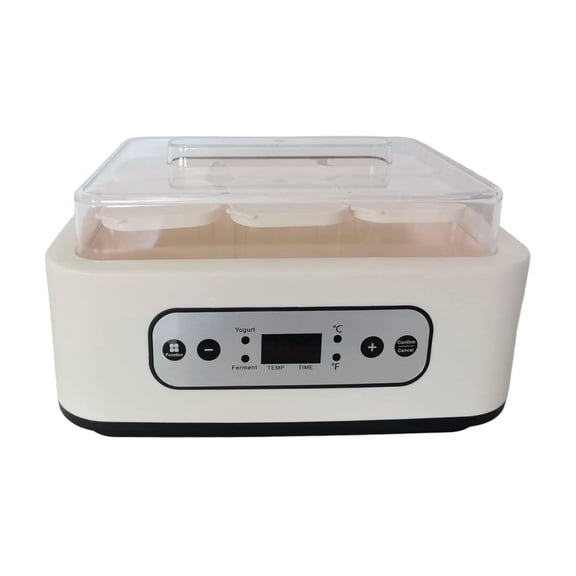 Yogurt Maker Fermentation Machine Natto Maker with Glass Cups Automatic Temperature Control for Home Kitchen