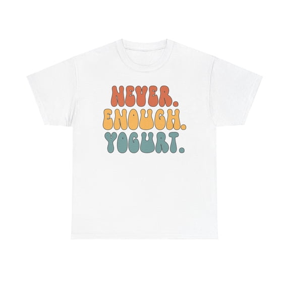 Yogurt Shirt Gifts Tshirt Crew Neck Short Sleeve