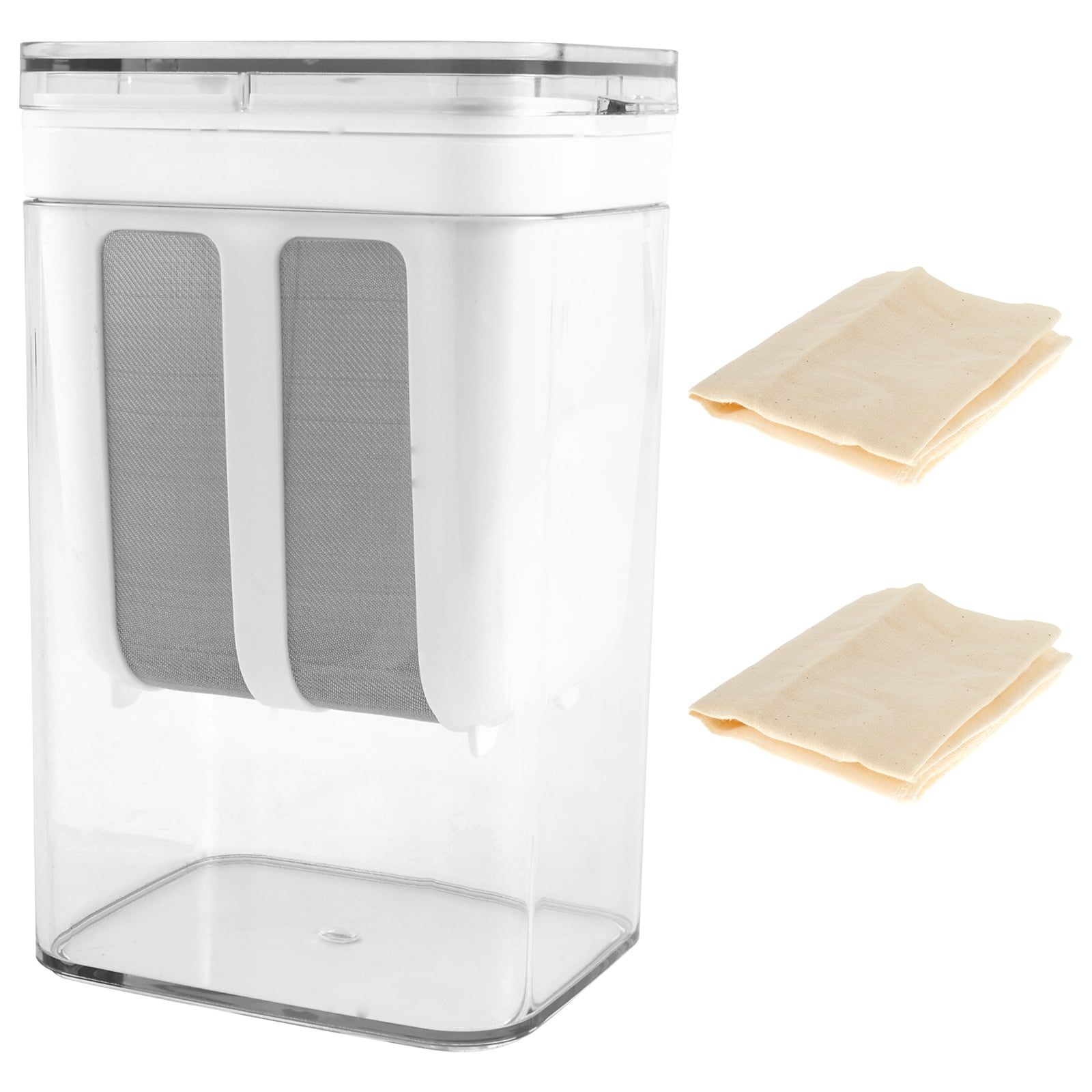 Yogurt Strainer with 2 Filter Cloth,1100ml Multi Yoghurt Maker Strainer