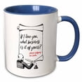 thumbnail image 1 of Yohann Wolfgang von Goethe quote - If I love you what business 15oz Two-Tone Blue Mug mug-285897-11, 1 of 3
