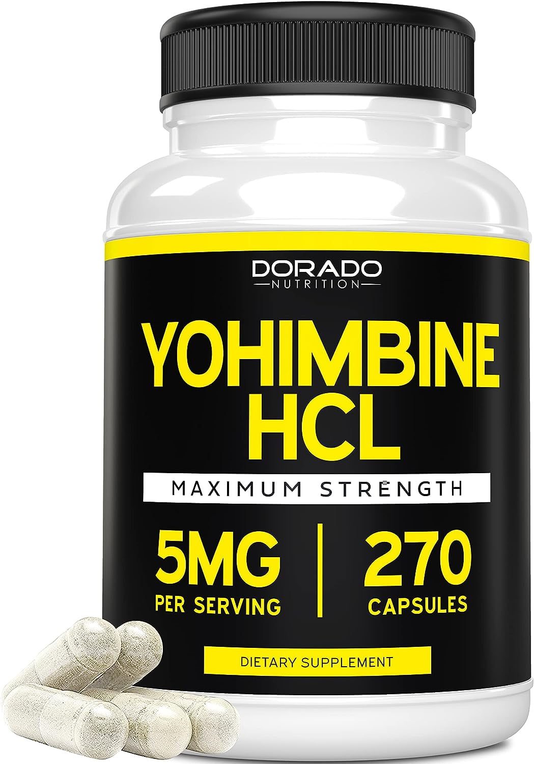Yohimbine HCL 5mg For Men and Women Yohimbe Extract Extra Strength