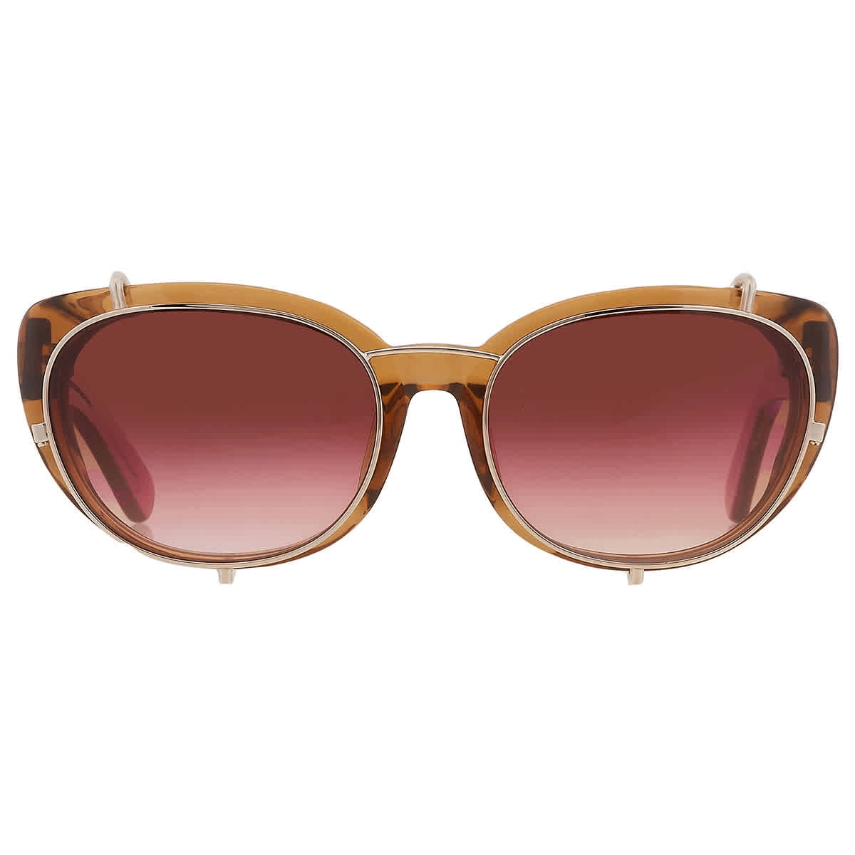 Yohji Yamamoto X Linda Farrow Brown Pink Butterfly Unisex Sunglasses  9YYEBUTTERFLYC3 5054275002998 - Sunglasses - Jomashop