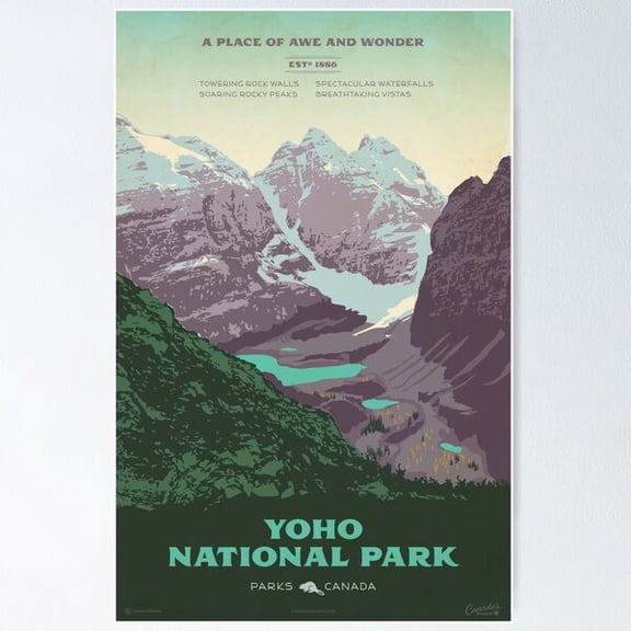 Yoho National Park Poster Poster, Poster Only