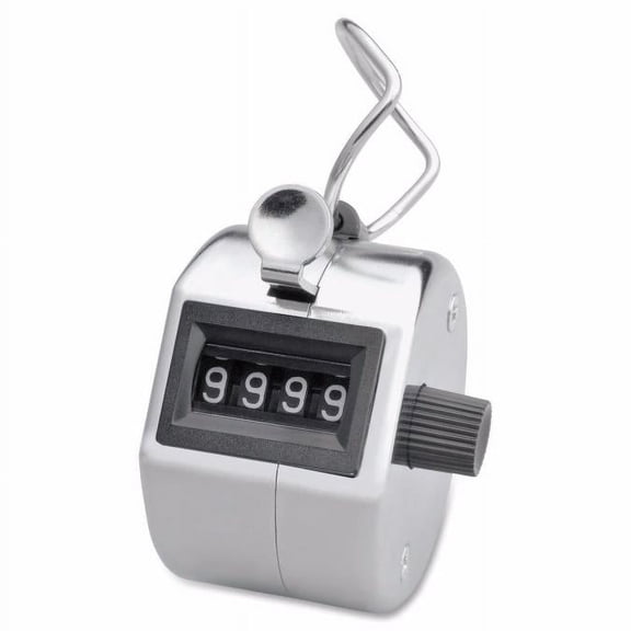 Yohome Portable Handy 4 Digits Metal Tally Number Golf Test Lap Counter Number